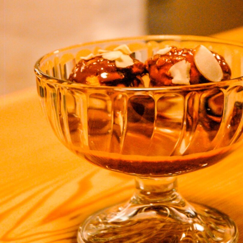 Profiterole francese